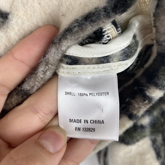 Tularosa Women's Cropped Plaid Jacket Shacket Size XS Revolve Cream Coat Josie - Picture 4 of 10